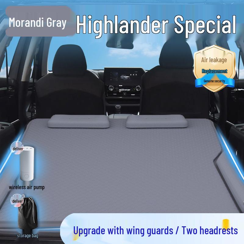 Toyota Highlander Inflatable Trunk Mattress: Essential SUV Rear Sleeping Mat for Seven-Seaters