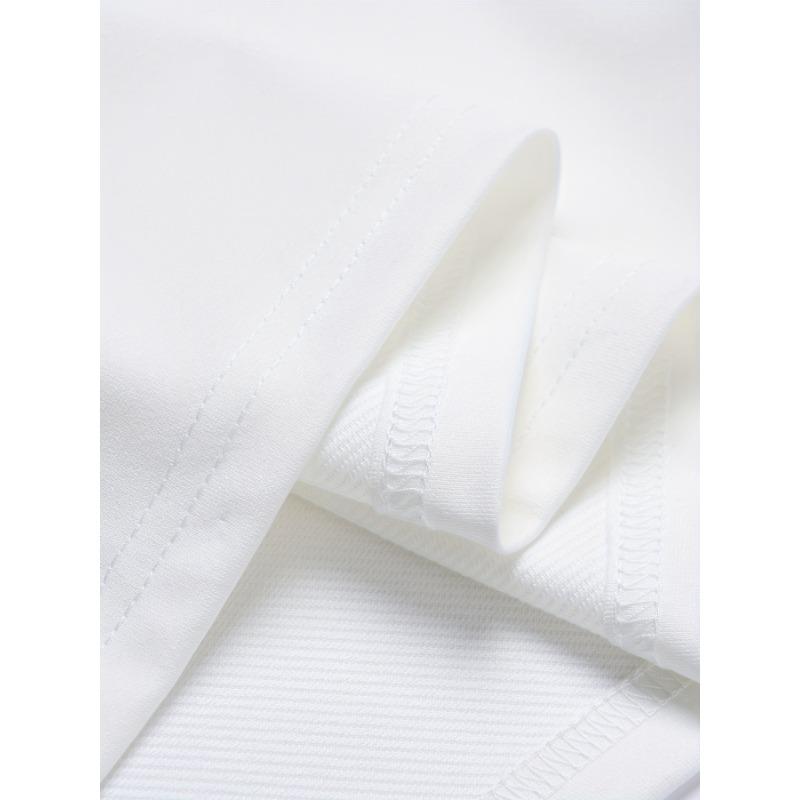 European Size Men's Summer Short Sleeve T-Shirt with Letter '' Print Suitable for Casual Casual Attire-Round Neck Breathable Fabric, Machine Washable