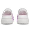 Crocs Crush Clog EVA Aged Fluid Splash Ink Personality Stepping on Feeling Gift Box Hole Shoes Unisex White and Purple