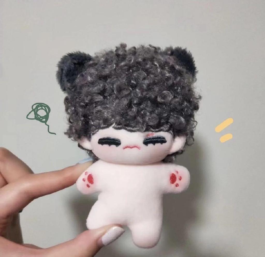 [USED] BTS Master Plush Toy Taehyung V 10cm Broccoli