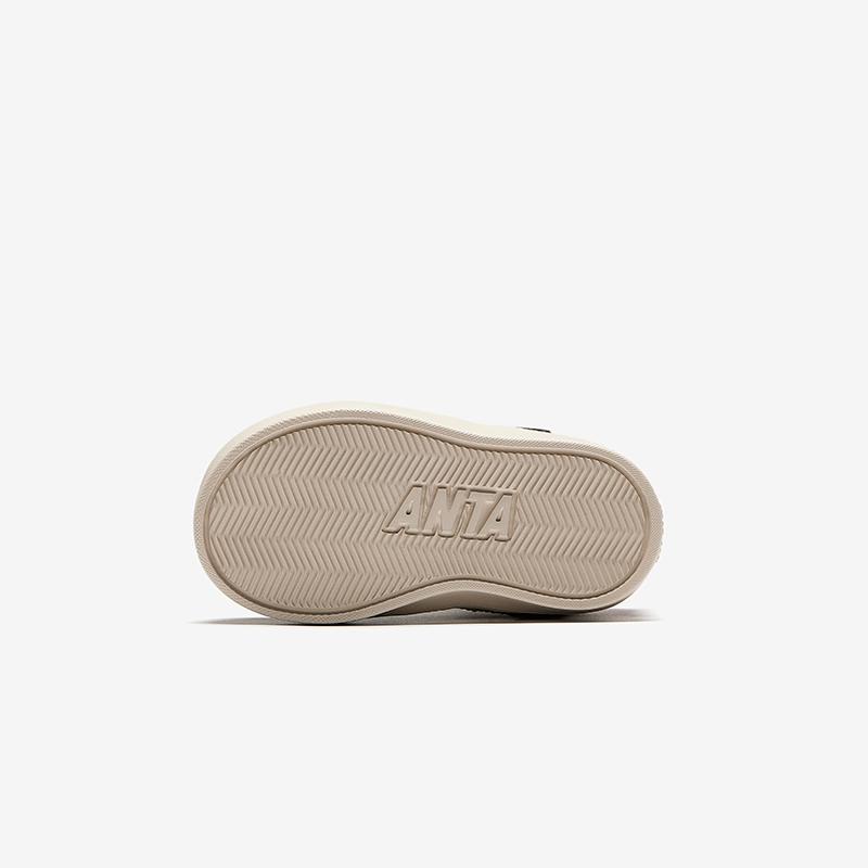 Anta Kinder Trendige Bequeme Leichte Stoßdämpfende Warme High-Top-Gehschuhe Babyschuhe Klassisch-Rot A12440060-6