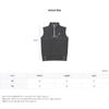 Blu DoT Half Zip Sleeveless T shirT Plus Bk