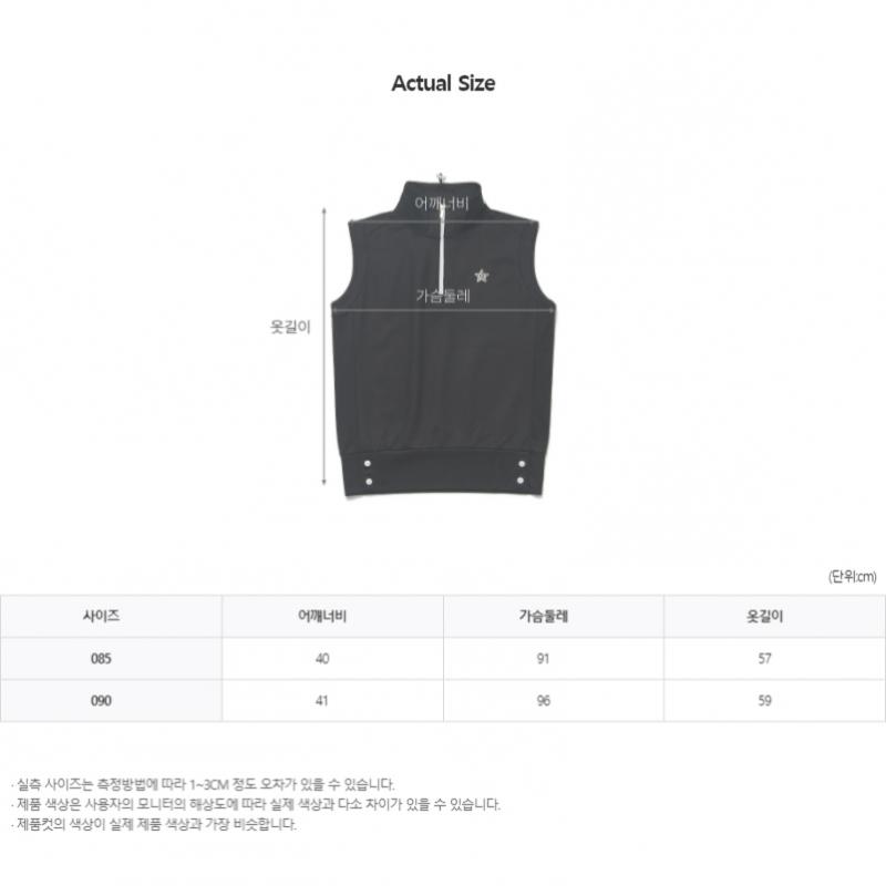 Blu DoT Half Zip Sleeveless T shirT Plus Bk