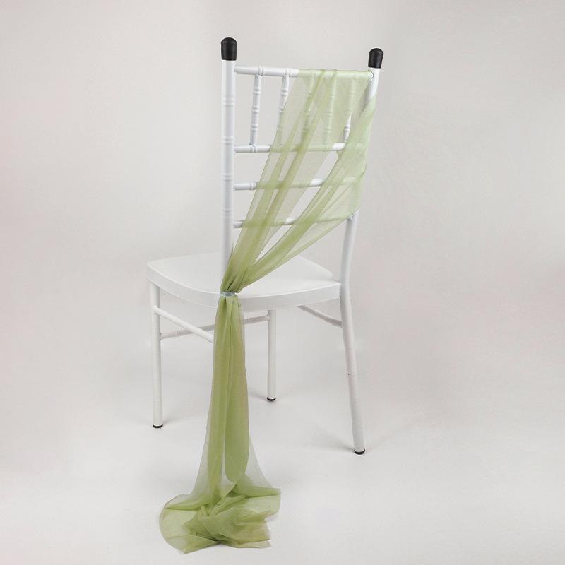 

10/50pcs Beautiful Gauze Chair Backs,flower Chairs,20x275cm/7.8x108inches High Wedding Chiffon Chair Covers,Decorative Backrests 10 pcs