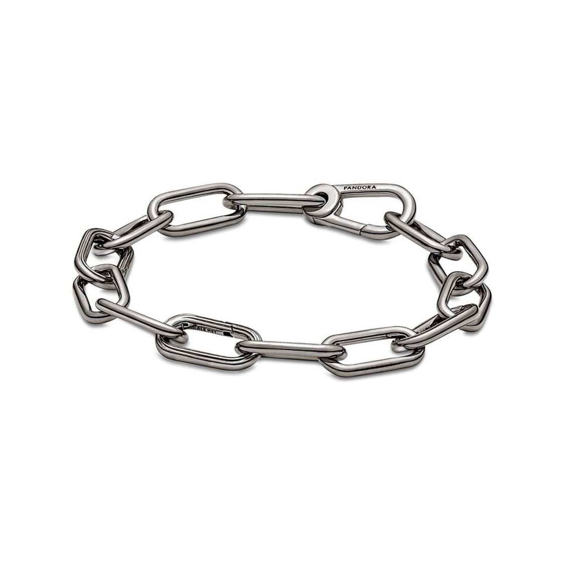 Pandora Me Adjustable Link Bracelet Unisex bracelet Silver Black 549588C00 Box,18
