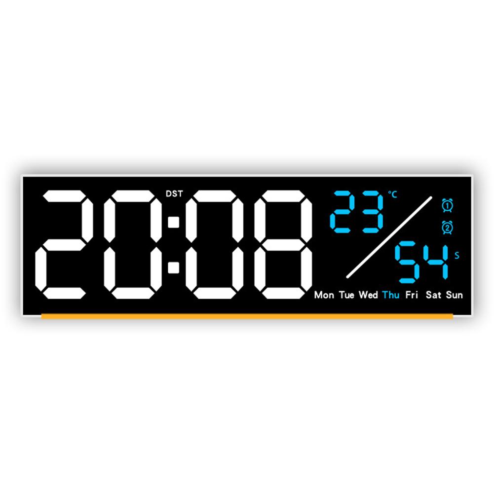 Digital LED Clock With Time Date Temperature Alarm Timers Stopwatch 12/24H DST LED Countdown Table  Clock
