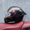 DOT Full Helmet Double Mirror Helmet Men's Four-season Universal Hard Hat Female Knight Locomotive Double Lens