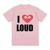 Chief Keef I Love Loud Same Style T Shirt Unisexs Fashion Hip Hop Short Sleeve Tshirt Casual Oversized Tshirts Streetwear Unisex