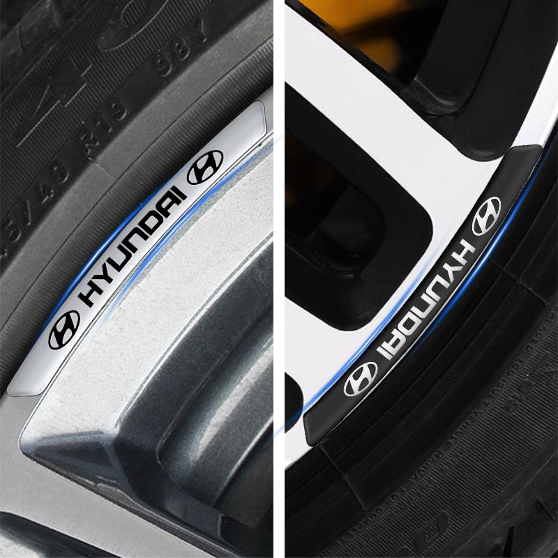 4 Τεμάχια Αυτοκόλλητα Λογότυπου Κέντρου Τροχού Αυτοκινήτου Αξεσουάρ Για Hyundai H-1 I40 I30 I20 I10 IX35 IX25 Tucson Getz Terracan Accent