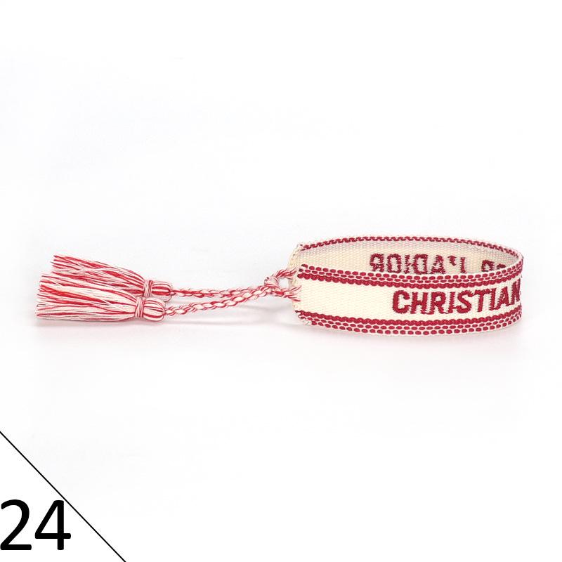 Ethnic Style Hand-Woven Polyester Tassel Bracelet for Women