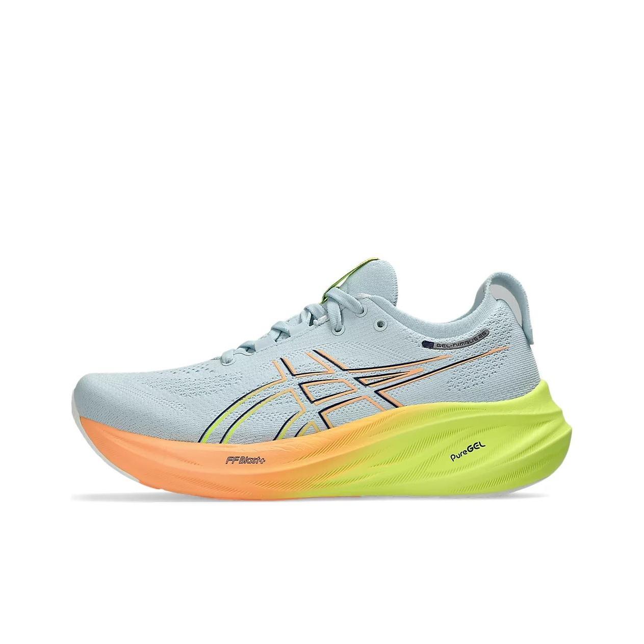 

новые Asics Gel Nimbus 26 Paris Cool Grey Safety Yellow женские 40