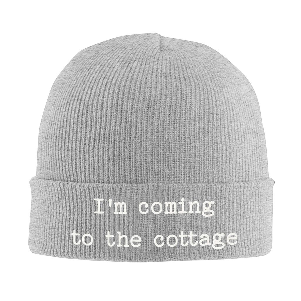 Heated Rivalry I'm Coming To The Cottage Knitted Hat for Women Unisex Beanie Autumn Winter Hat Acrylic Warm Melon Cap