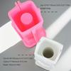 Flower Container Moulds Unique Jewelry Jars Molds Silicone Texture for Crafts