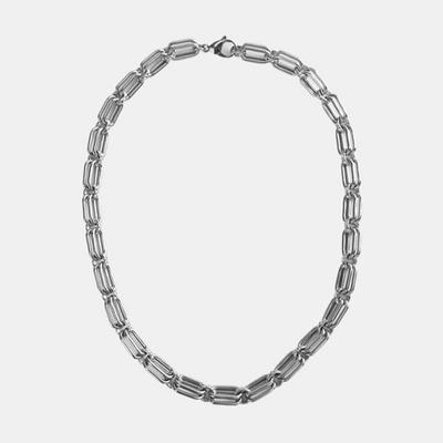 Square Necklace Chain Surgical Steel Fashion Necklace SIDA196