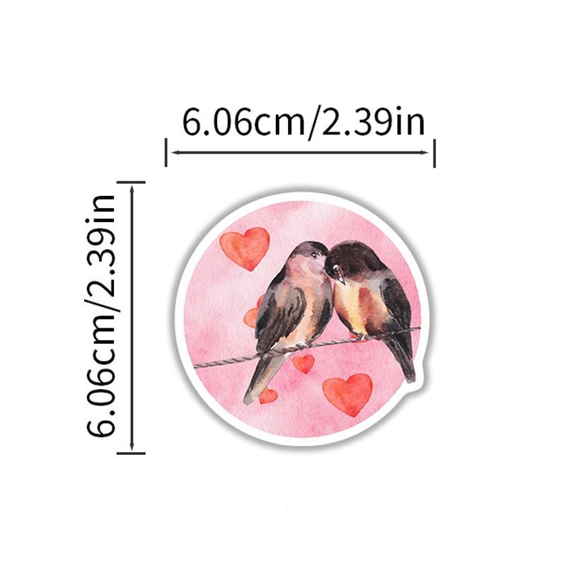 50PCS Pink Aesthetic Stickers for Girl Cute Pink Vinyl Waterproof Decals Decor for Scrapbook Mobile Phone Computer Skateboard