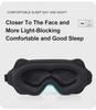 3D Sleep Mask Blindfold Sleeping Aid Soft Memory Foam Eye Mask Block Out Light Pressure Sensation Rest Relax Aid Adjustable Mask