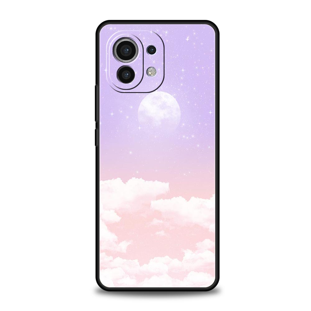 

Чехол для телефона для Xiaomi Mi 15 14 14T 13T 12T Pro 12 13 11 Lite 5G 11T X6 X5 Pro Мягкий ТПУ Чехол Минималистичный Мультяшный Солнце Луна Xiaomi 13 Lite