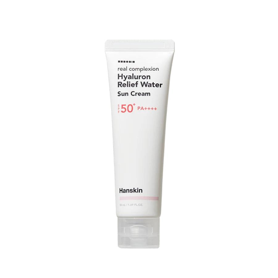 Hanskin Real Compliance Hyaluron Relief Water Sunscreen SPF50+ PA++++ 50ml