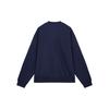 Nike Solid Color Crew Neck Pullover Sweater With Front Logo Men Sweater Blue FN2550-410