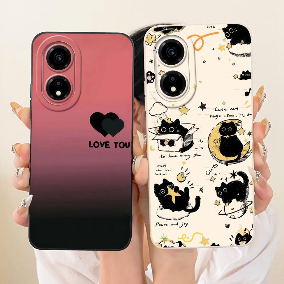 Hülle Für Honor X5 Plus Abdeckung Mode Cartoon Niedlich Lustig Bemalt Silikonhülle WOD-LX1 WOD-LX2 WOD-LX3