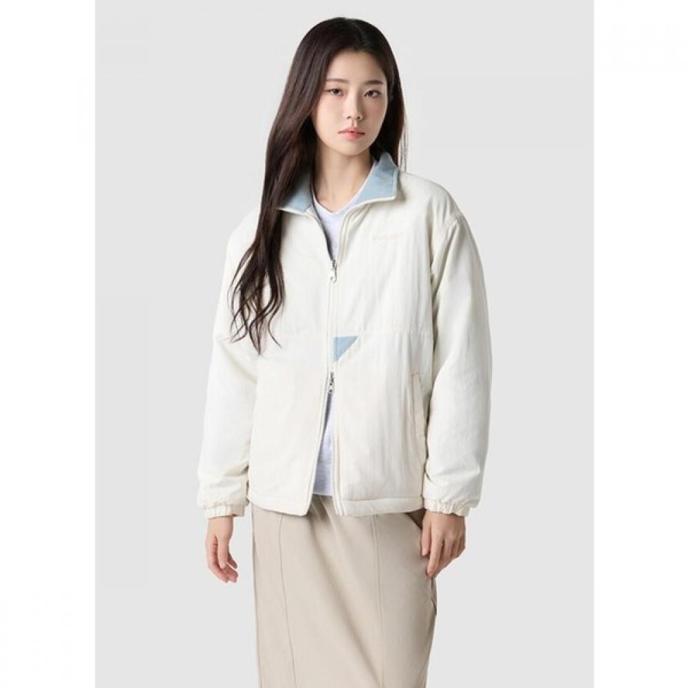 Le Coq Sportif fLeece Jacket Unisex Loose Fit reversibLe Ivy IVY IVORY/105 public XL