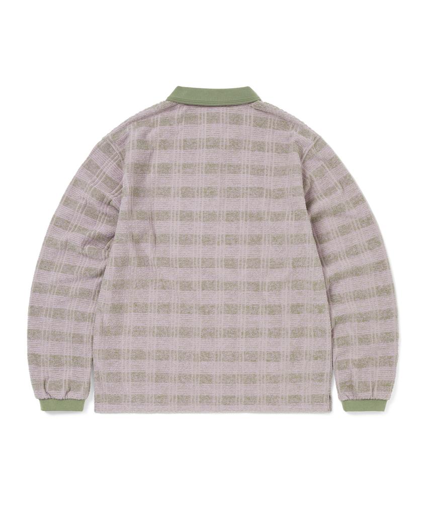 THISISNEVERTHAT Striped Rugby L/S Top Light Olive