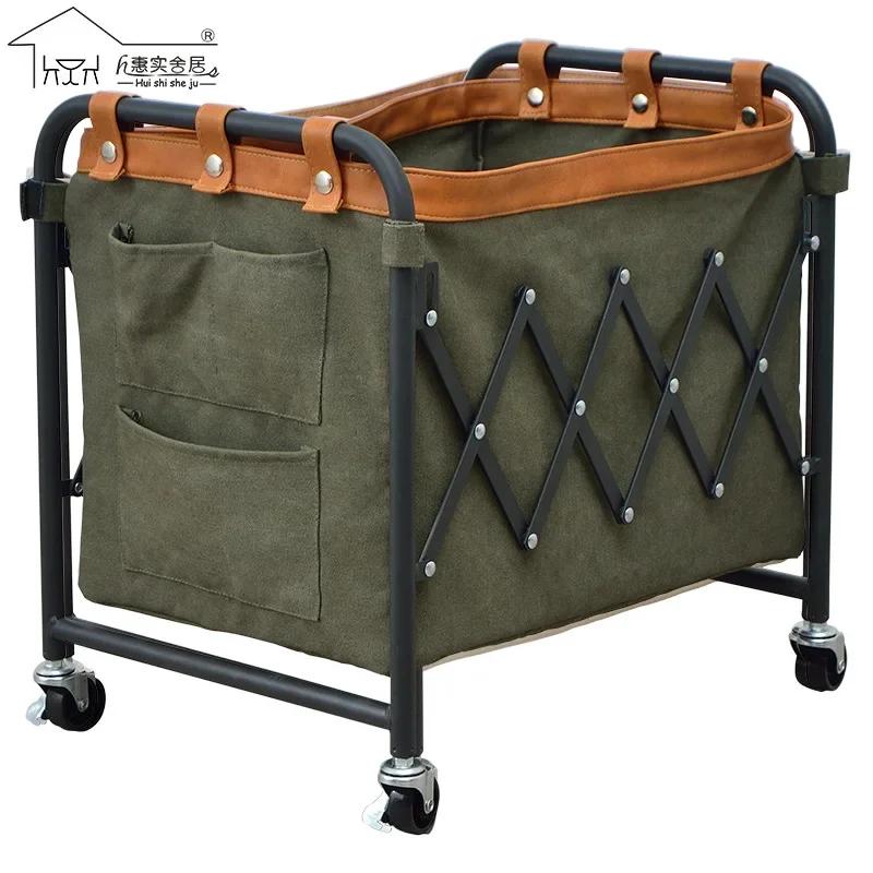 

Складная скандинавская мобильная корзина для хранения вещей, стойка для газет в гостиной, стойка для журналов, приставная полка для хранения книг у дивана армия зеленый