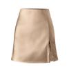 Satin Bustier Lace Split High Waist Elastic Short Skirt Sexy Comfortable Elegant and Premium Package Hip Skirt Women