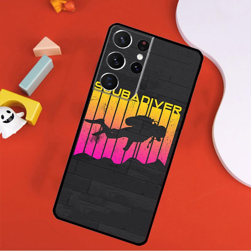 Scuba Diving Quote Phone Case For Samsung Galaxy S25 Ultra S9 S10 S20 FE S21 S22 S23 S24 Plus S24 Ultra Cover