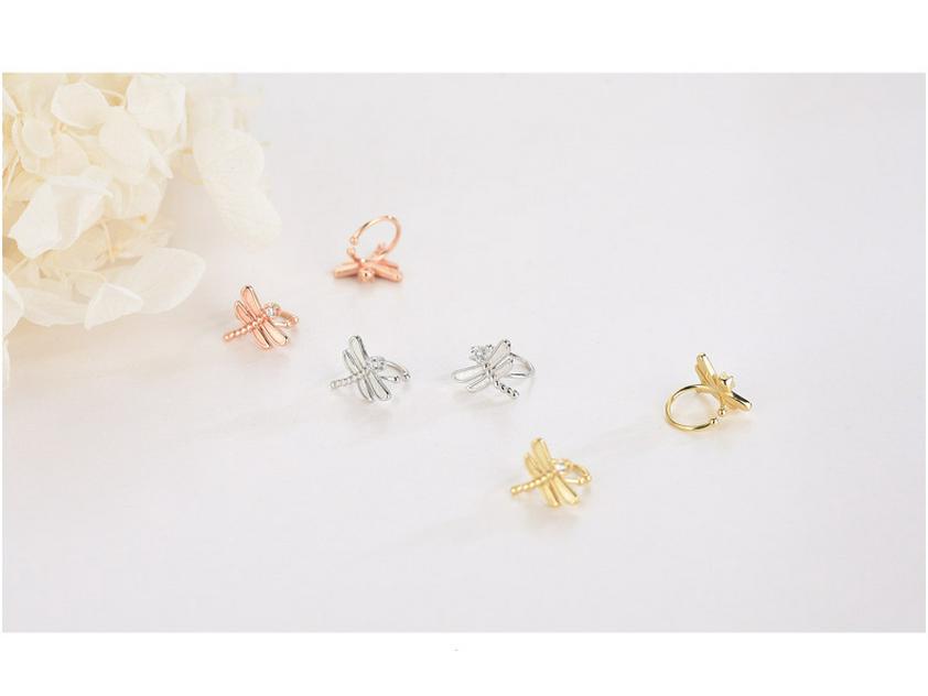 Banyan Tree S925 Sterling Silver Butterfly Ear Bone Clip Earrings