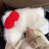 Korean Style Bow Beanie Hat Windproof Ear Protection Hat Fashion Plush Beanie Hat  Winter