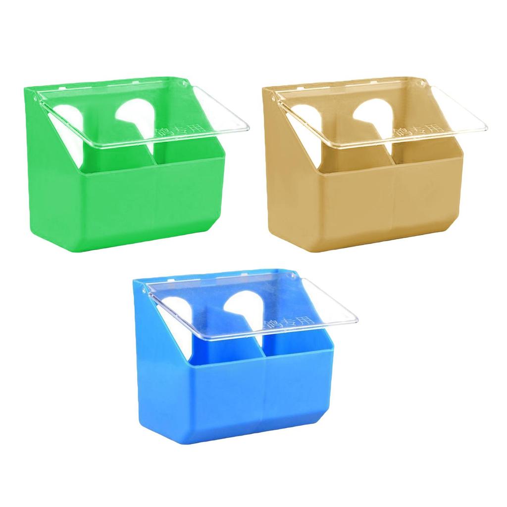 Pigeon Feeder Dove Bird Feeding Case Food Feeder Hanging Box for Canaries Parrots