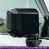 Rear View Side Door Mirror Decorative Cover Trim Accessories Black Fit For Toyota Land Cruiser Prado 250 LC250 2024 2025 2026