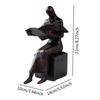 Figurka Czytelnik Dzieło Sztuki Podpórka do Książek Żywica Nowoczesny Design Rzeźba do Salonu Biura Półki