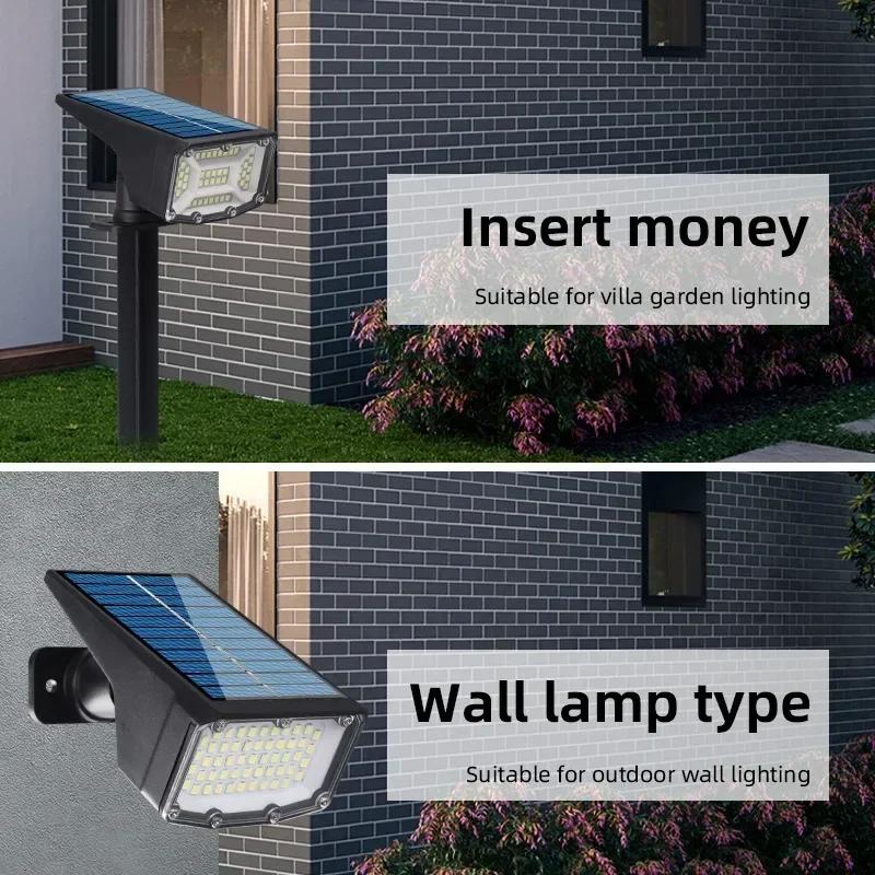 

Solar Lights Outdoor Waterproof 56 LED 3 Lighting Modes Solar Powered Garden Yard Solar Lawn Lamp for Outside Landscape 2/1PCS