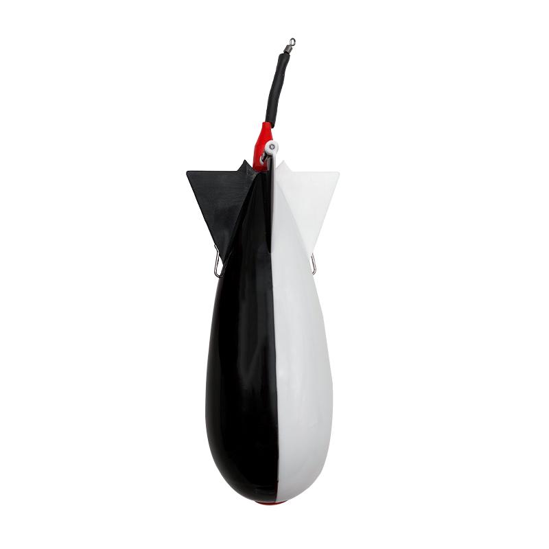 

1pc Fishing Spomb Rocket Shape Spod Feeder Floating Bait Holder Long-Casting Baiting Device Fishing Tackle Tool Accessories