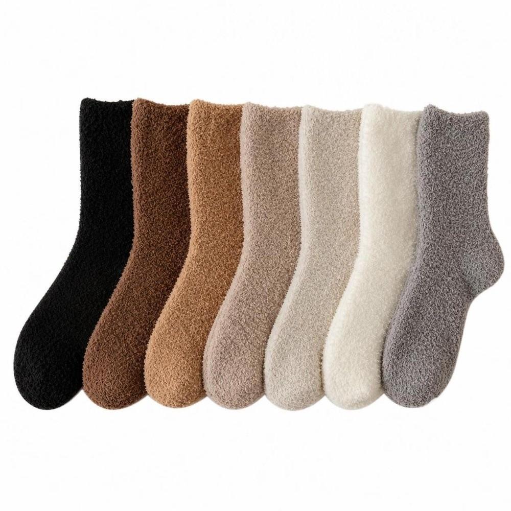 Flauschige Gemütliche Korall samt Socken Winter Warm Schlaf Socken Mode Winter Warm Socken Unisex