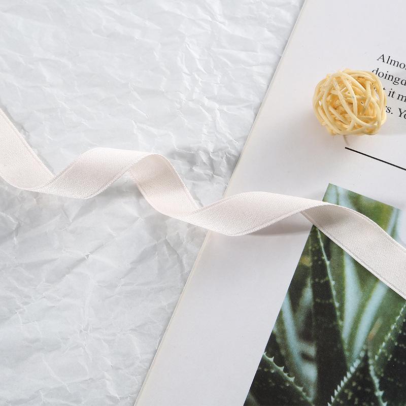 Double-Sided Matte Webbing Thickened Polyester-Cotton Jewelry Trophy Decorative Accessories Bow Colored Ribbon