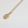 LECLAT LUMIERE OVAL NECKLACE SILVER/VERMEIL