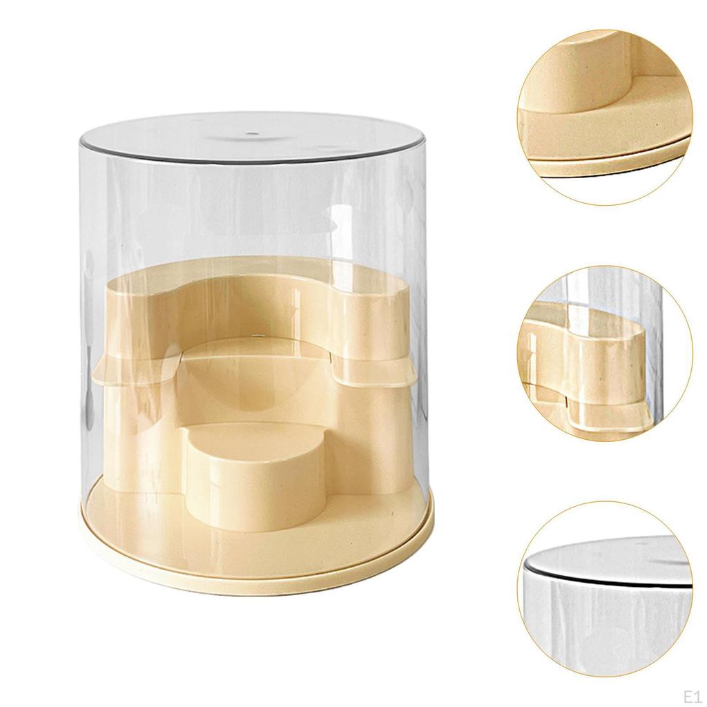 Transparente Vitrine für Figuren Schaukastenschrank 3 Etagen Schutz Stapelbare Box Aufbewahrung