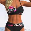 2026 European and American New Lace-up, Bikini Triangle Bag Split Swimsuit New