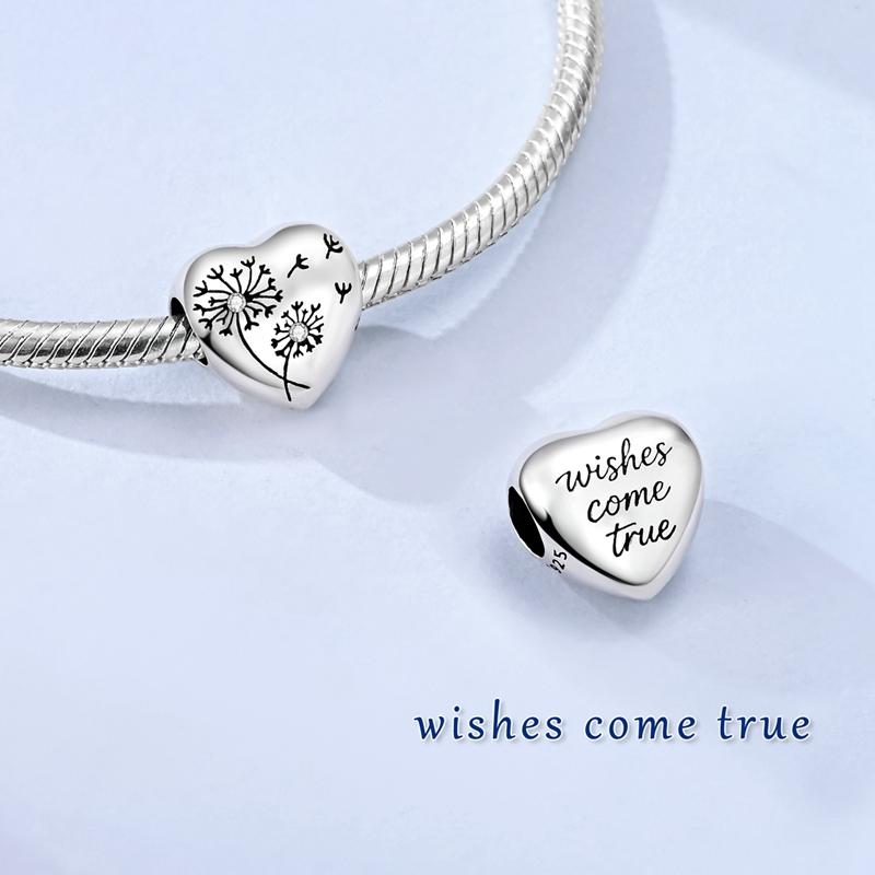 New 925 Silver Circular Heart Shape Friendly Embrace Pray Charms Beads For Women Fit Bracelet DIY Jewelry Gift