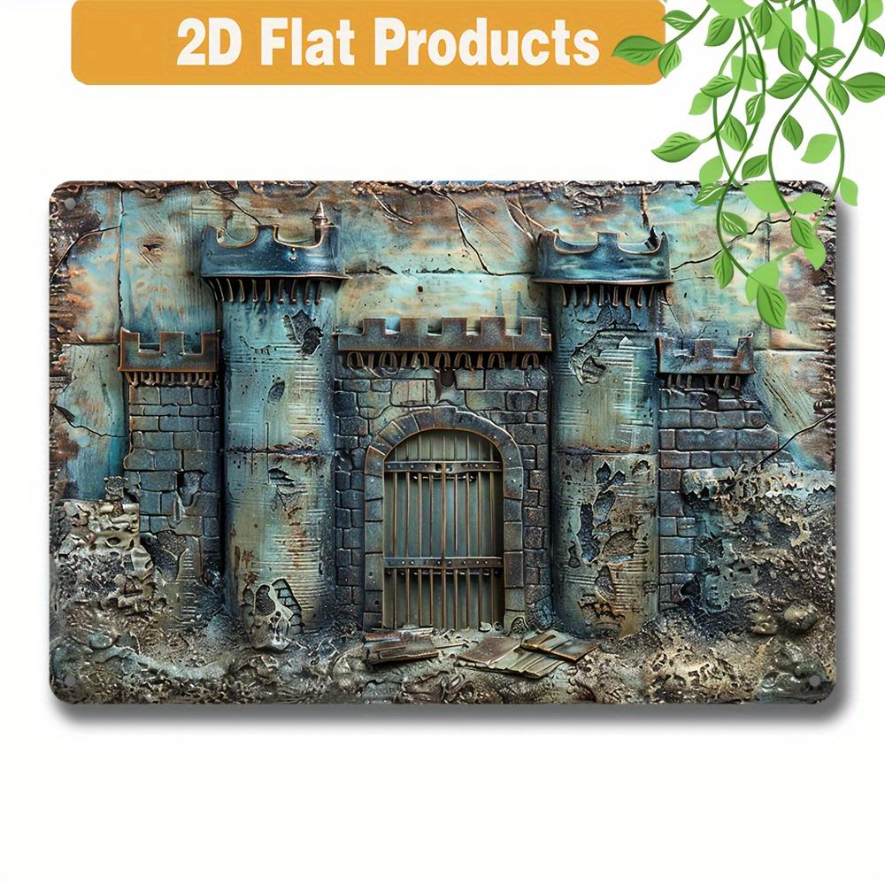 FJ Vintage Decor Metal Tin Signs 2D Flat Printing Retro Posters Room Decoration Home Bar Pub Club Wall Art Decor