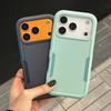 Luxury Armor Mech Shockproof Phone Case For iPhone 17 16 15 14 Plus 13 12 11 Pro Max Matte Hard Hybrid Bumper Protection Cover