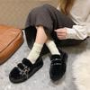 Fashion 2024 New Winter Women Slippers Warm Plush Outside Ladies Shoes Soft Thick Sole Home Non-slip Slides Fluffy Platform Cotton Shoes