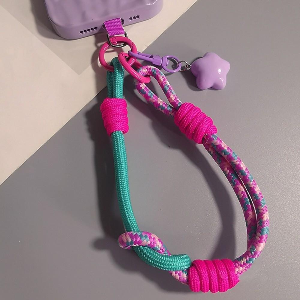 Anti Lost Mobile Phone Lanyard Detachable Mobile Phone Charm Woven Phone Strap  Phone Case Hanging