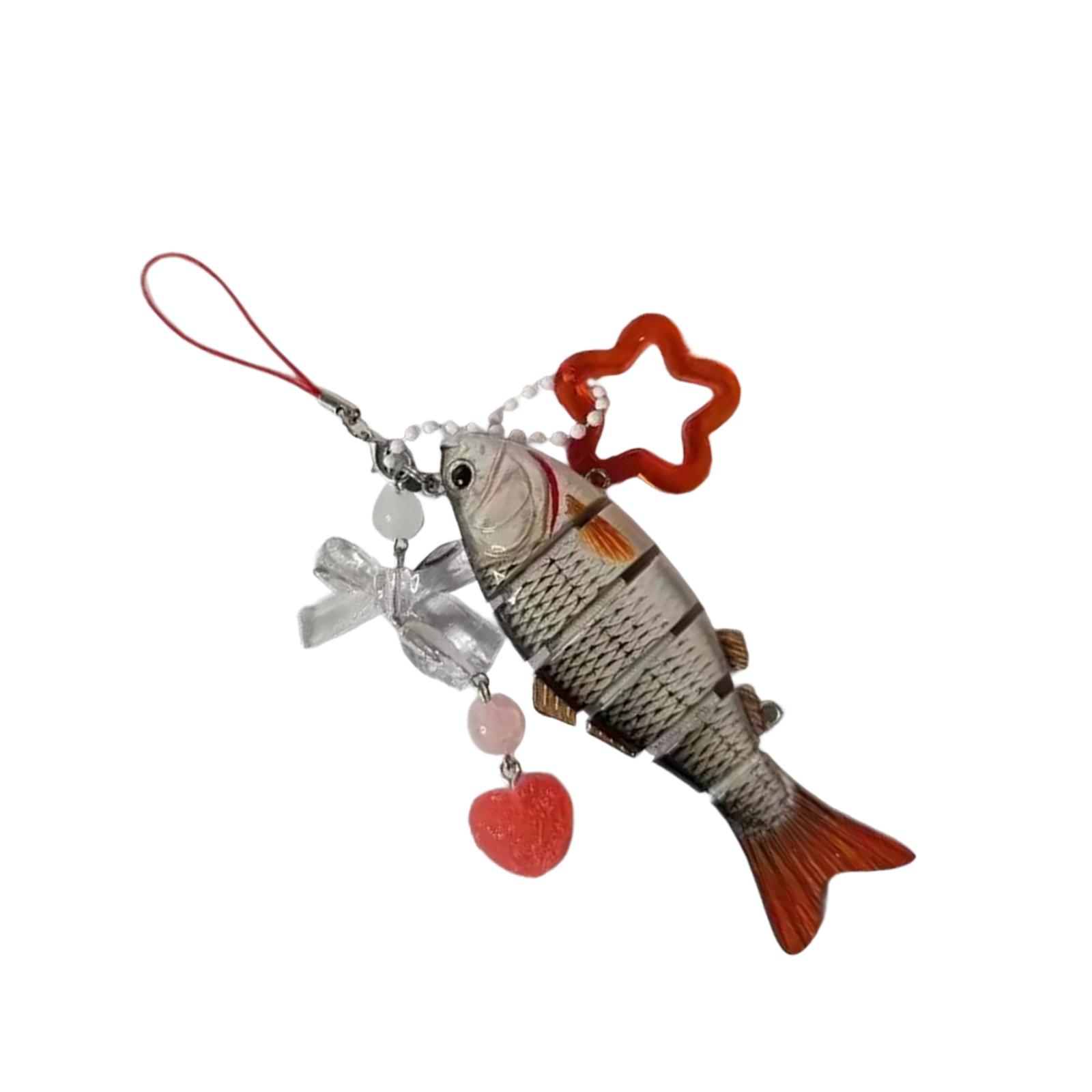 

Реалистичная рыба и звезда в форме мобильного телефона шнурок ручной работы брелок кулон мобильные аксессуары для мужчин и женщин красный