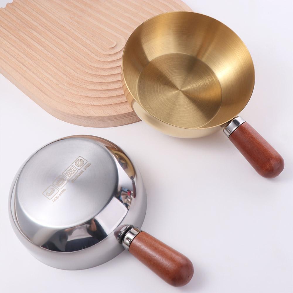 High Temperature Resistant Wooden Handle Bowl Heat-Resistant Breakfast Bowl  Instant Noodles