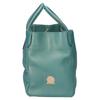 A.D.M.J. Accessoires De Mademoiselle Shrink Leather Tote Bag greenUsed