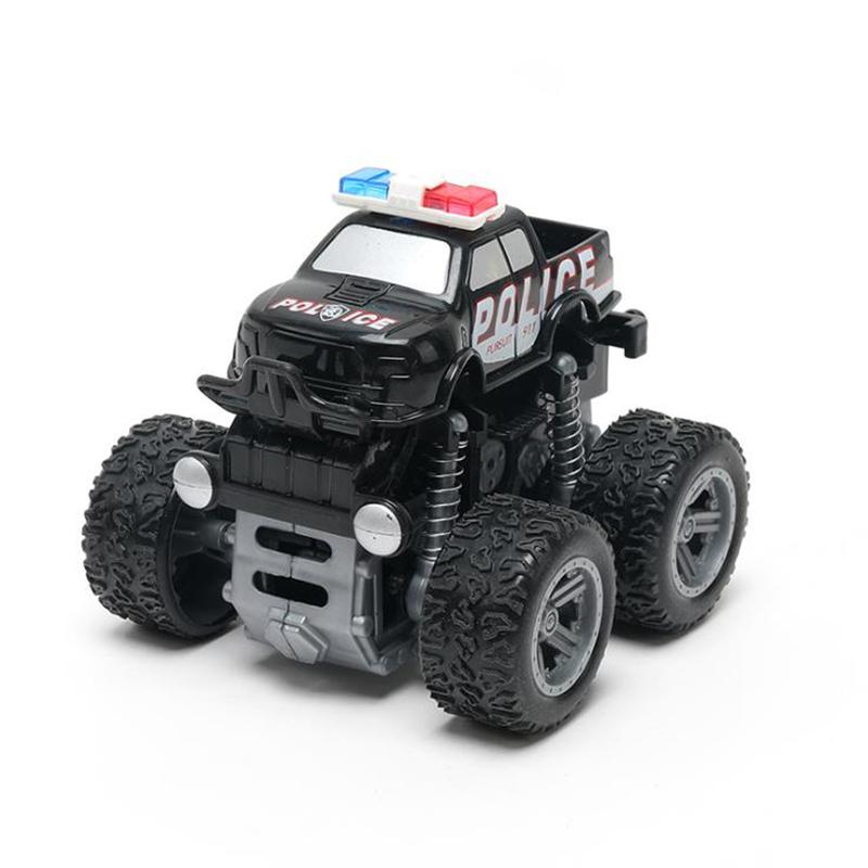 Inertial Off-Road Vehicle Pullback Children Climbing Car Plastic Friction Stunt Car Juguetes Carro Toys for Children Boys Gift